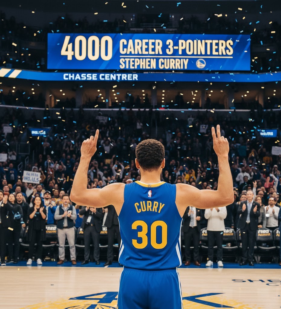 Stephen Curry Cetak Rekor Baru dengan 4000 Three-Pointer dalam Karir NBA